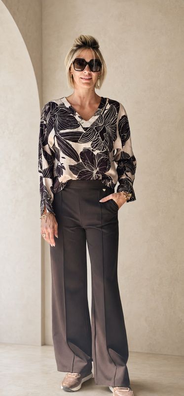 Amélie &amp; Amélie blouse Henderson - Choco