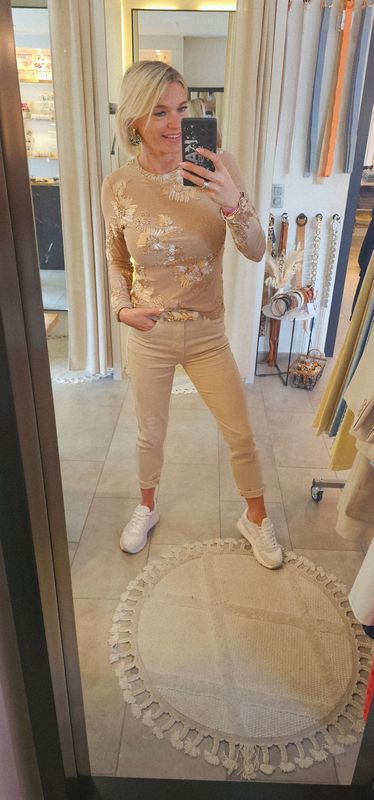 Longsleeve mesh - taupe
