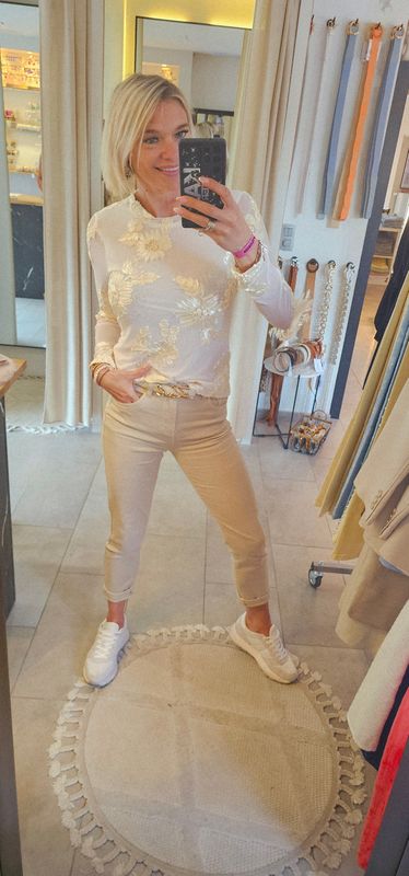 Longsleeve mesh - ecru