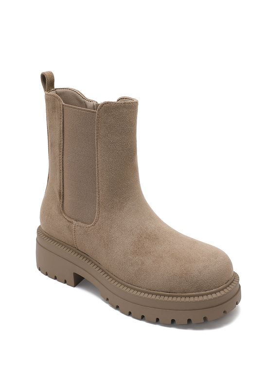Korte laarzen - beige