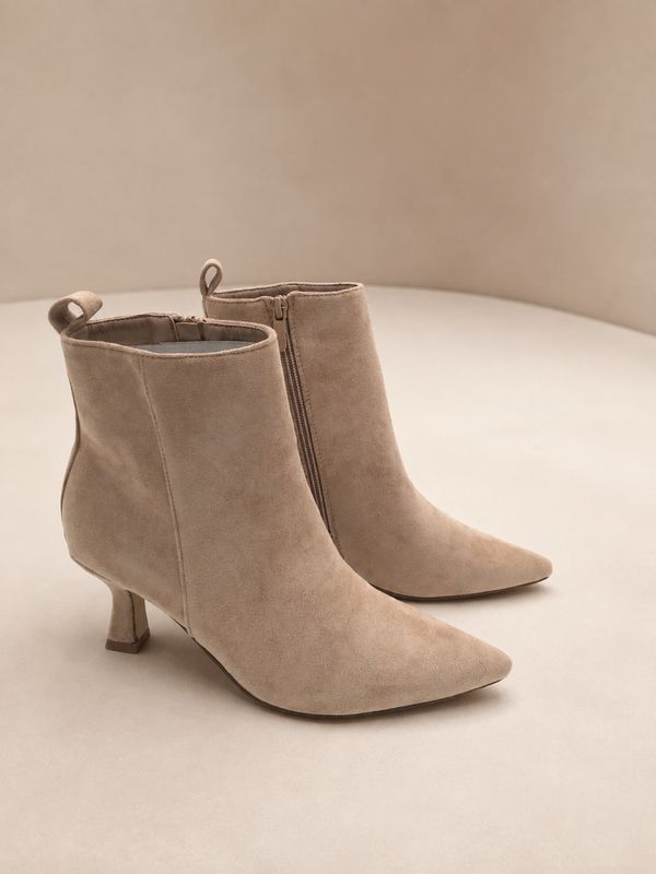 Heels Daisy - Beige daim