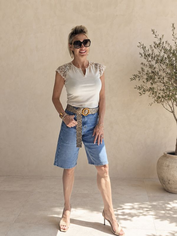 Top Hilde -Beige