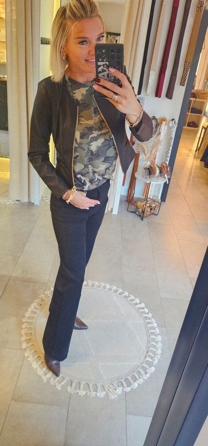 Lederlook jas Vince