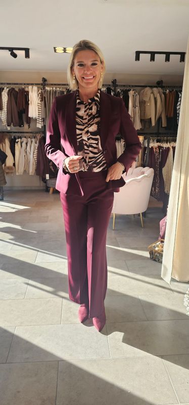 Amélie &amp; Amélie blazer - Alba aubergine