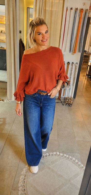 Pull Hannah - Terracotta