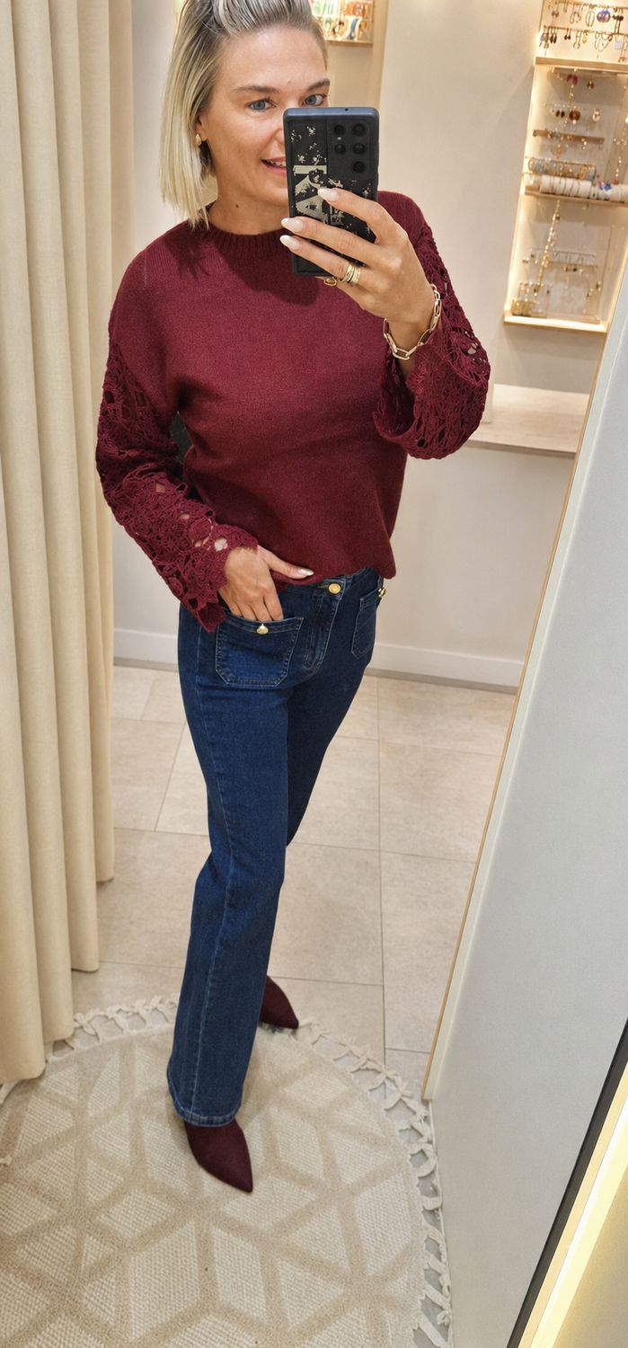 Pull Imke - Bordeaux