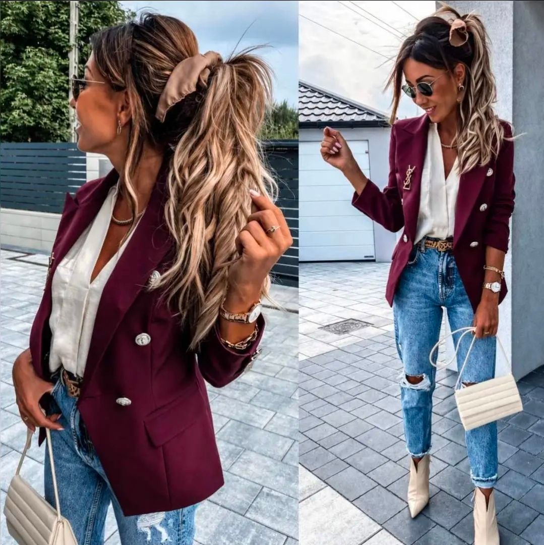 Blazer Lenny - Bordeaux
