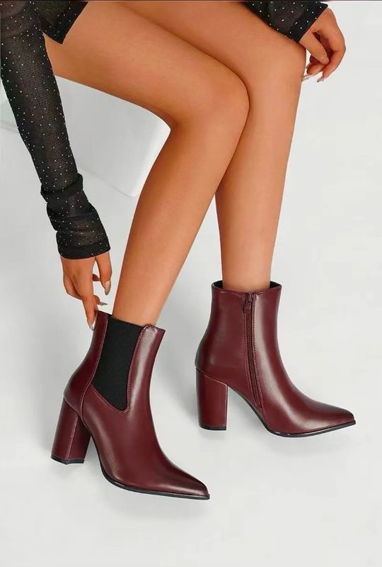 Enkellaars leslie - Bordeaux