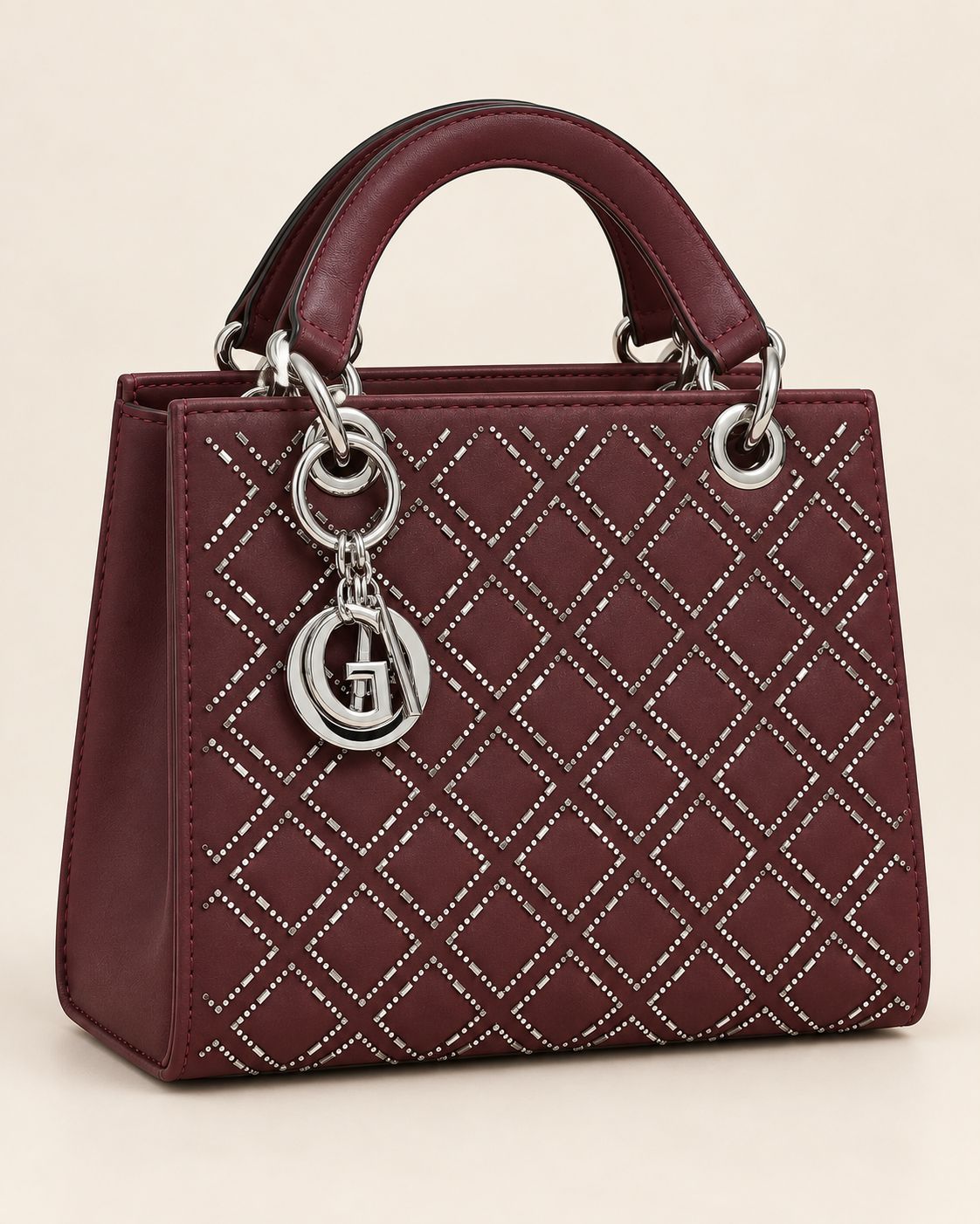 Handtas strass - Bordeaux