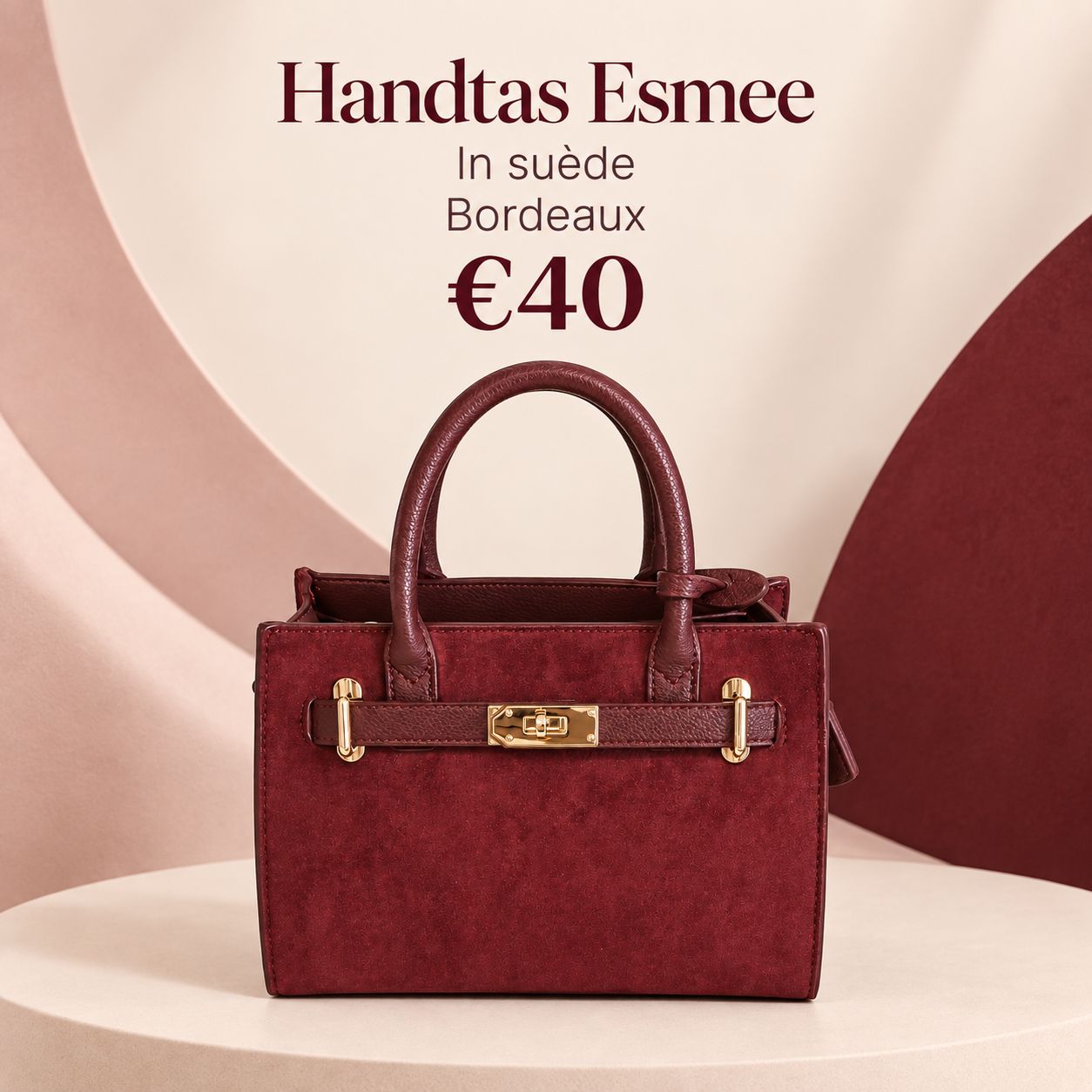 Handtas Esmee - Bordeaux