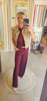Bambi mouwloos jeans jasje