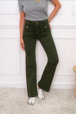 Folyrose wide leg - khaki