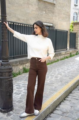 Folyrose wide leg - Choco