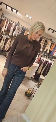 Jeans flare - jeans kleur