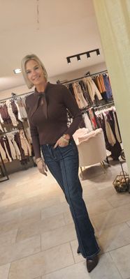 Jeans flare - jeans kleur