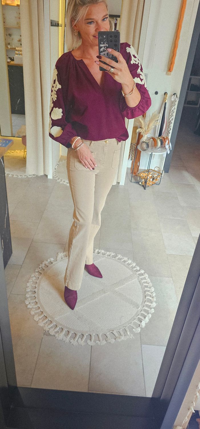 Blouse Fien - Wine