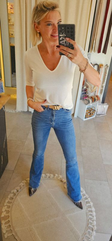 Blouse RMC 56625 PANNA