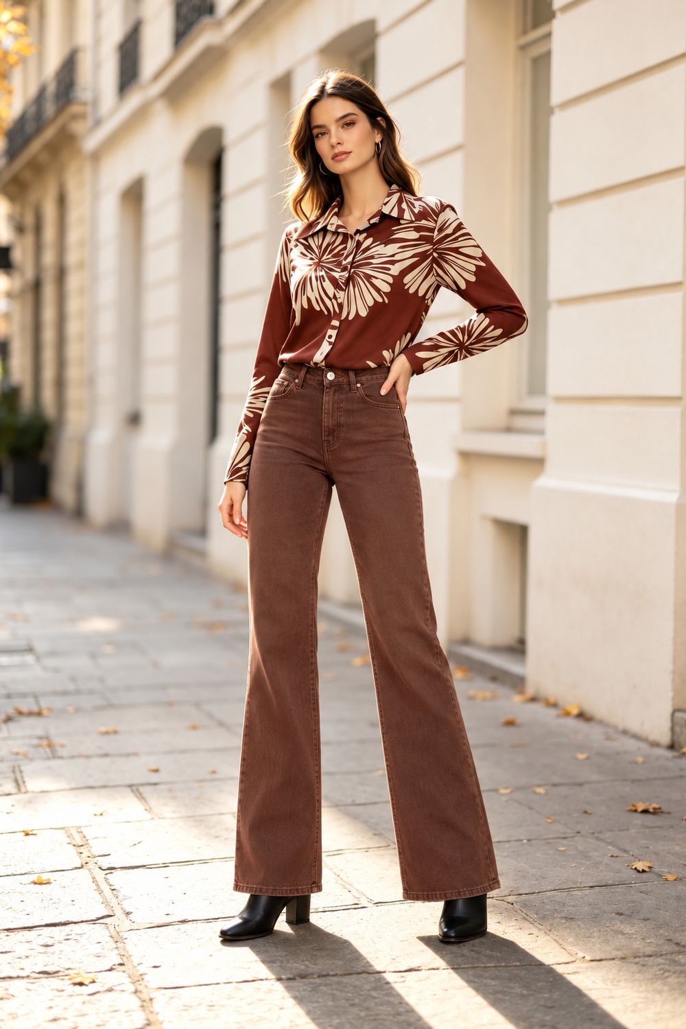 Blouse Lou - bordeaux