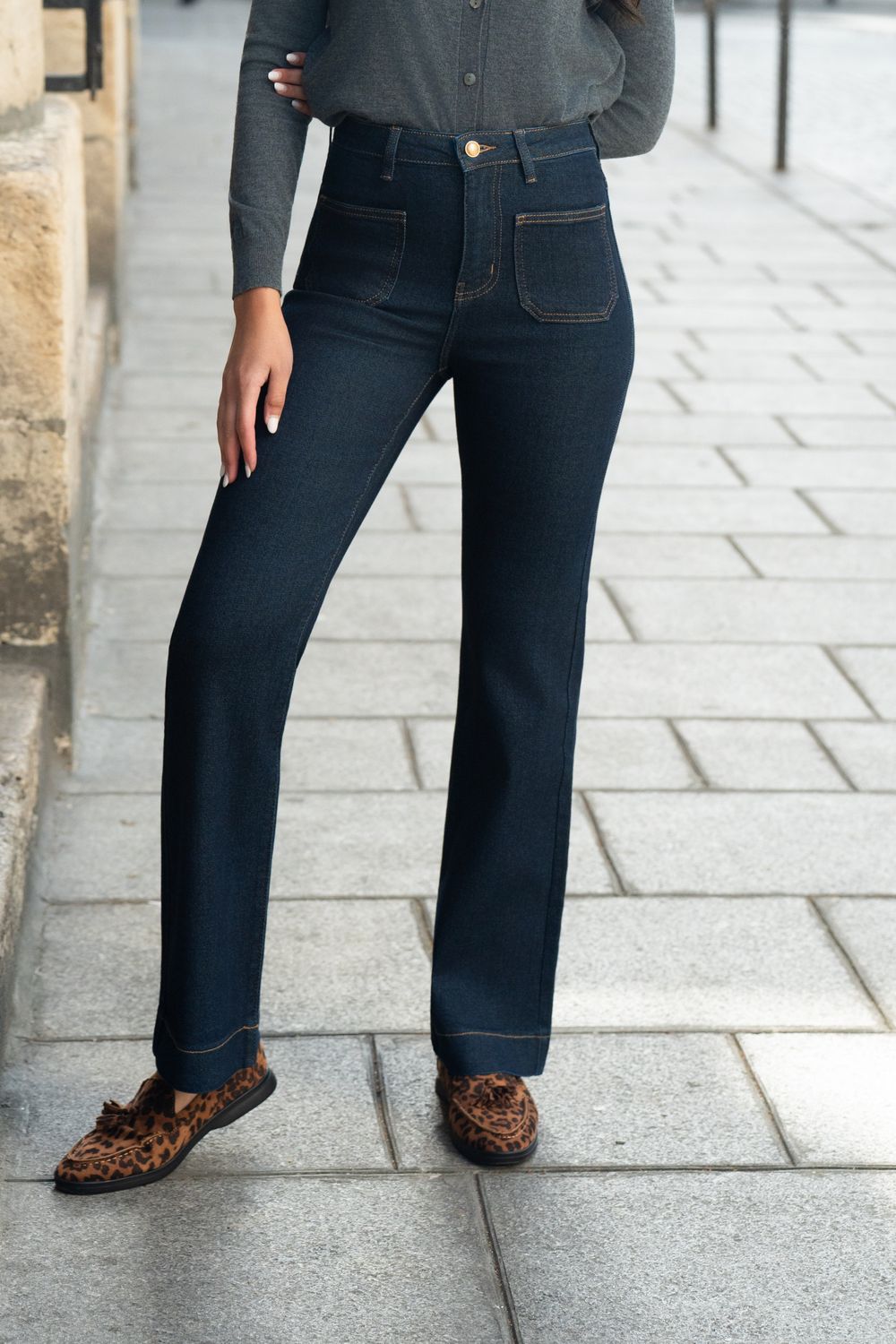 Folyrose wide leg - Brut