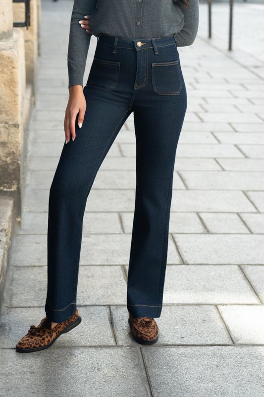 Folyrose wide leg - Brut