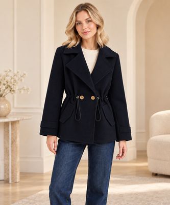 Mantel Mara - Navy