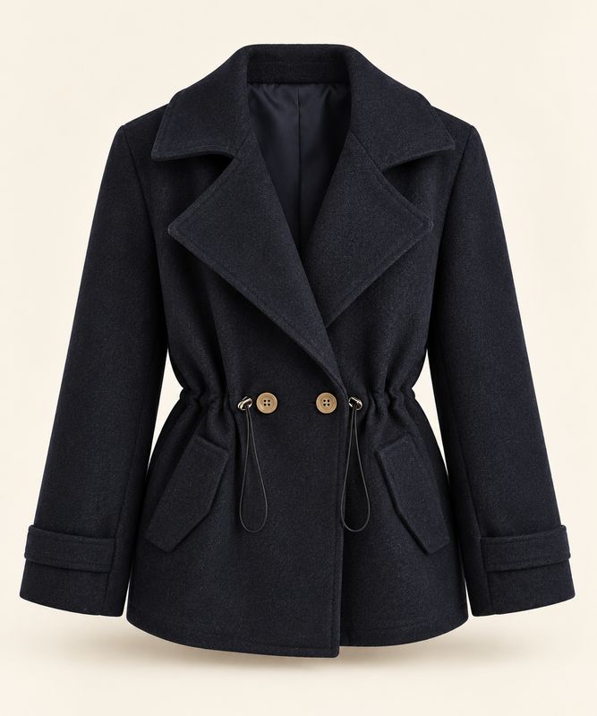 Mantel Mara - Navy