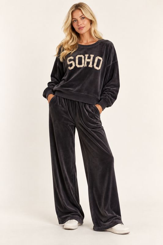Homewear SOHO logo - Zwart