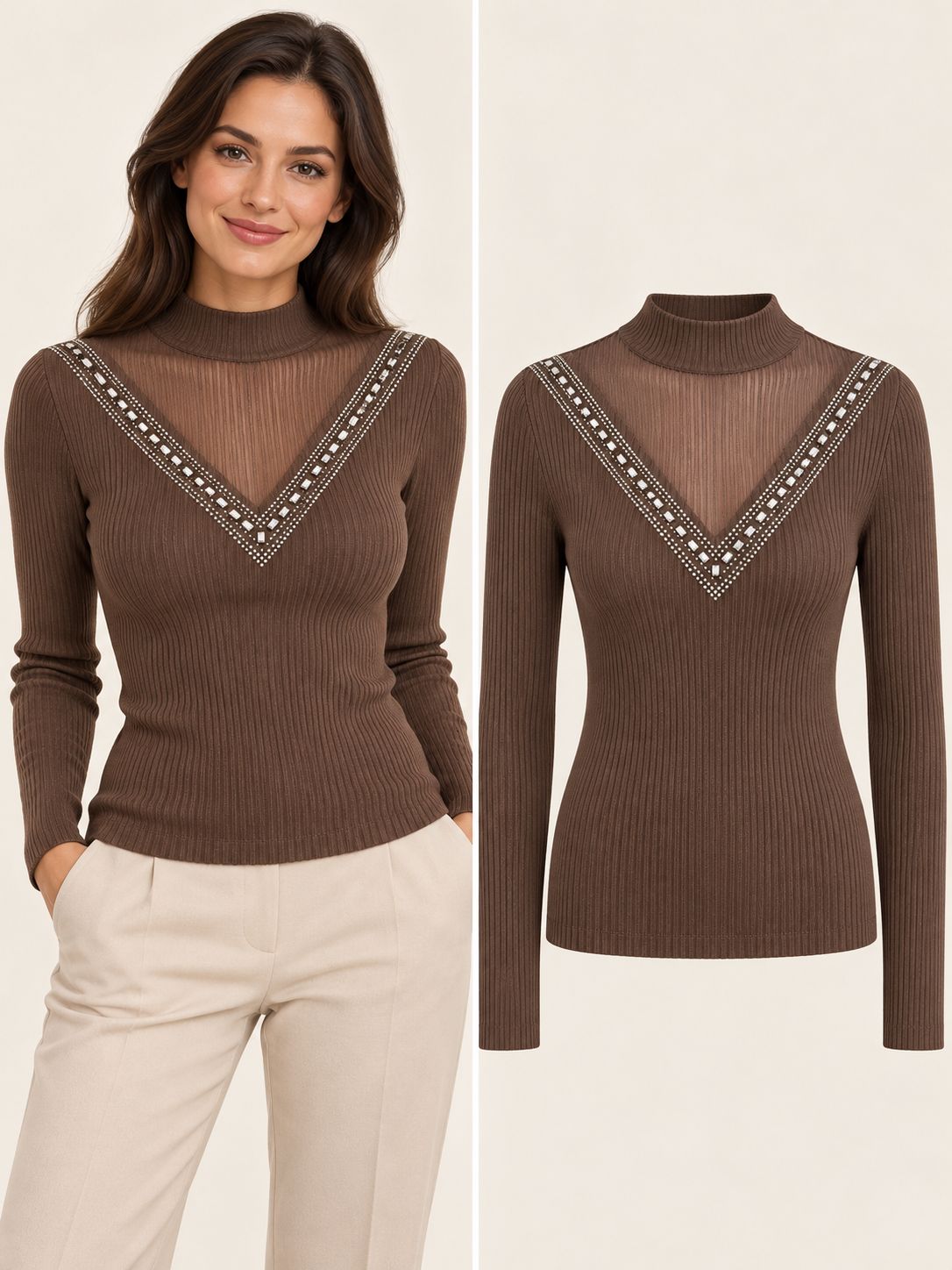 Pull Eva - bruin