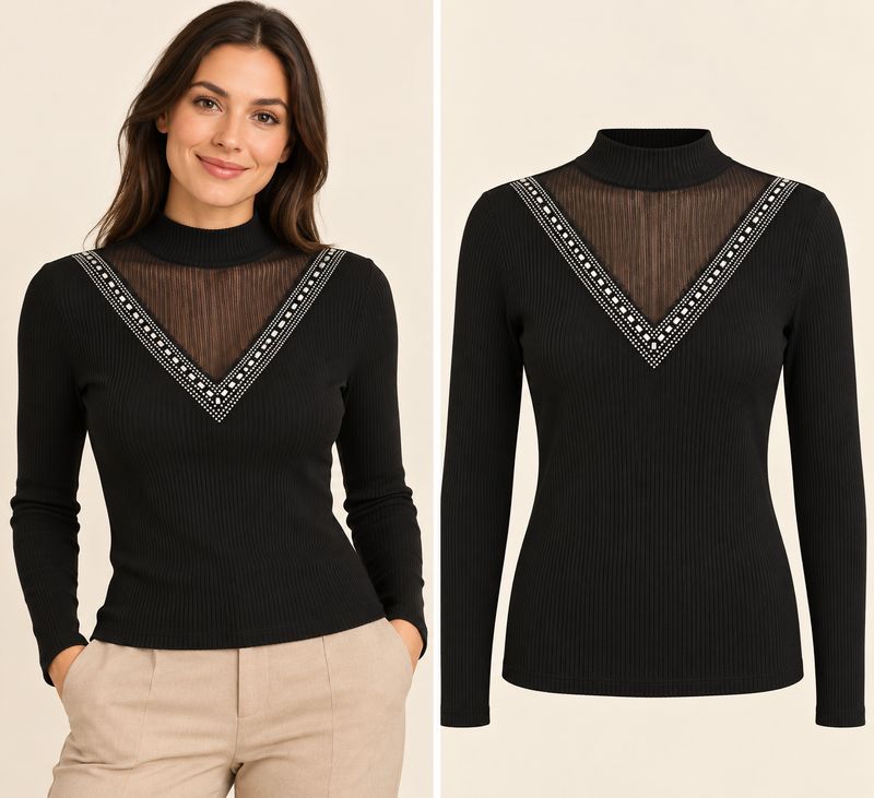 Pull Eva - zwart
