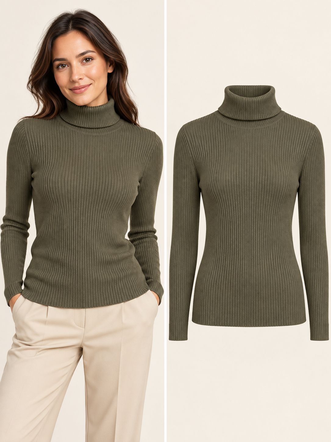 Souspull Els - khaki