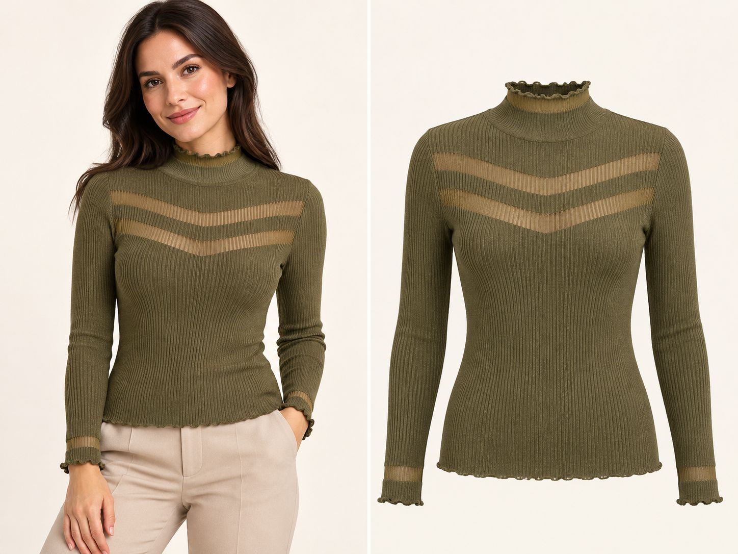 Pull Cindy - khaki