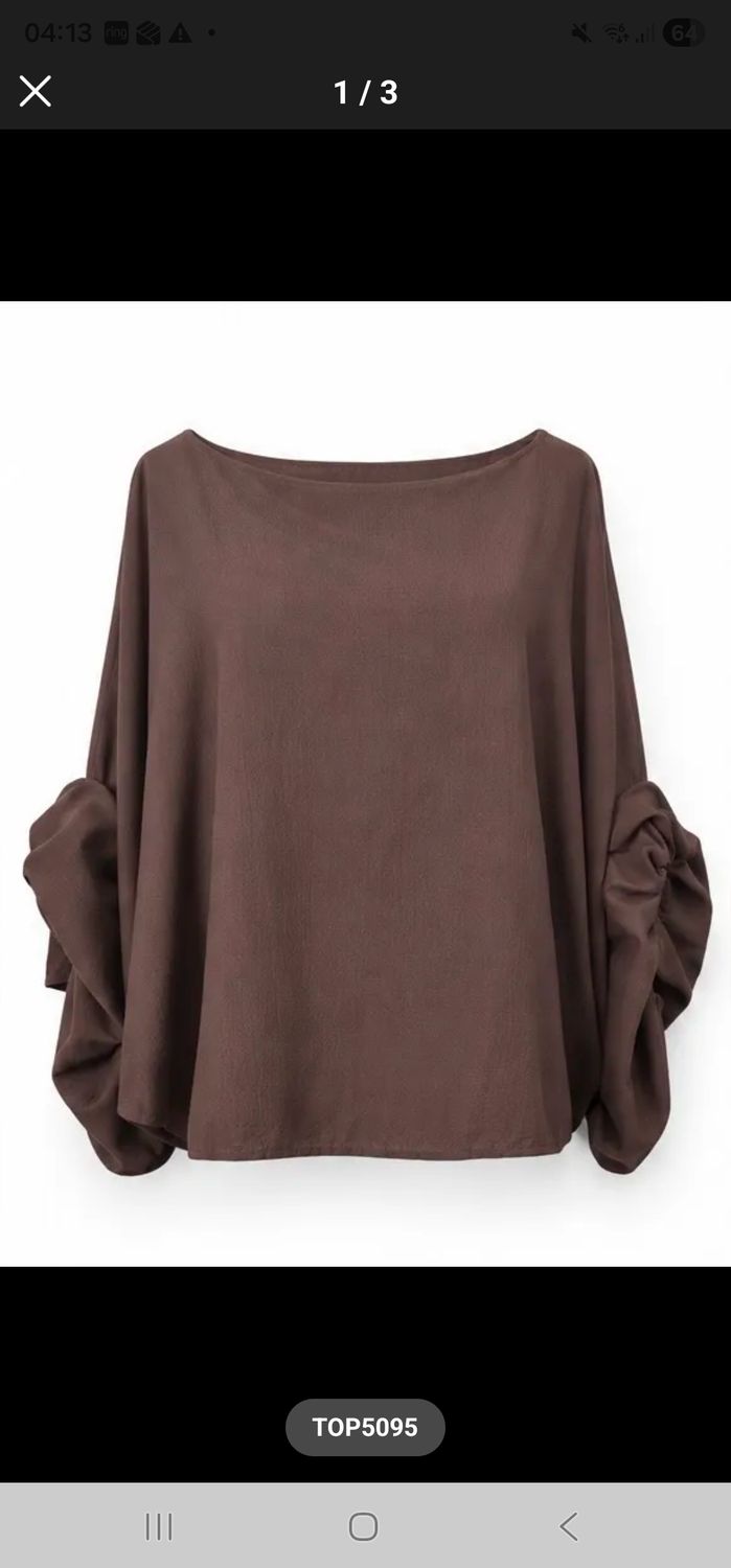 Blouse Jill - Bruin