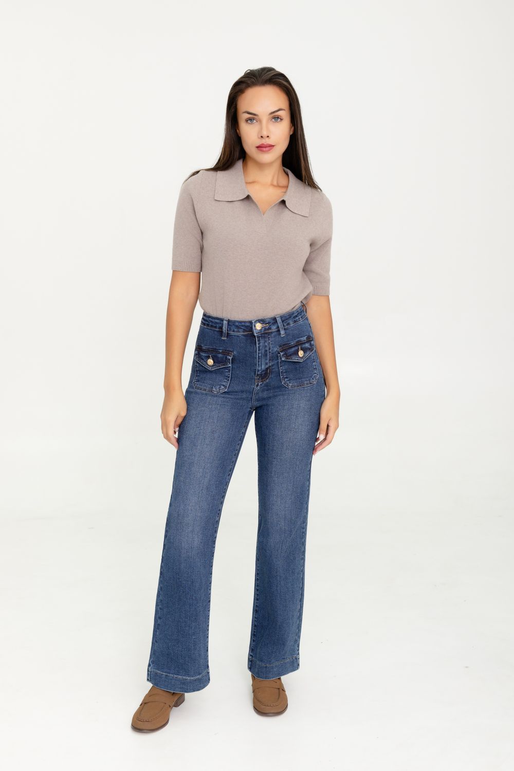 Folyrose wideleg -  blauw