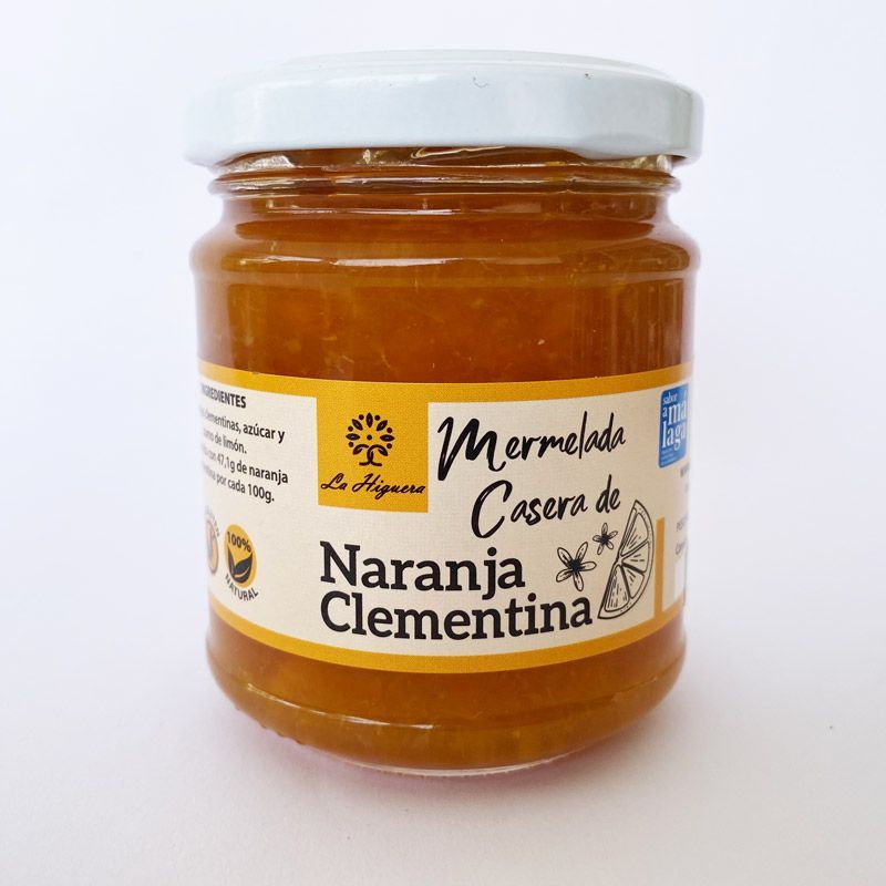 Mermelada de naranja clementina 250g