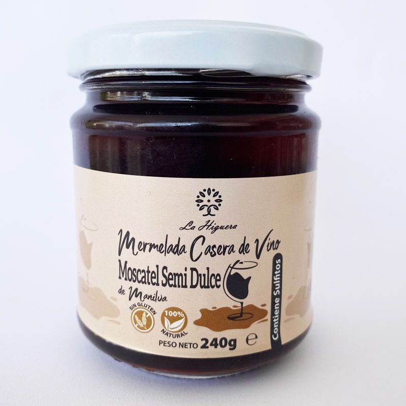 Mermelada de vino moscatel semidulce 250g