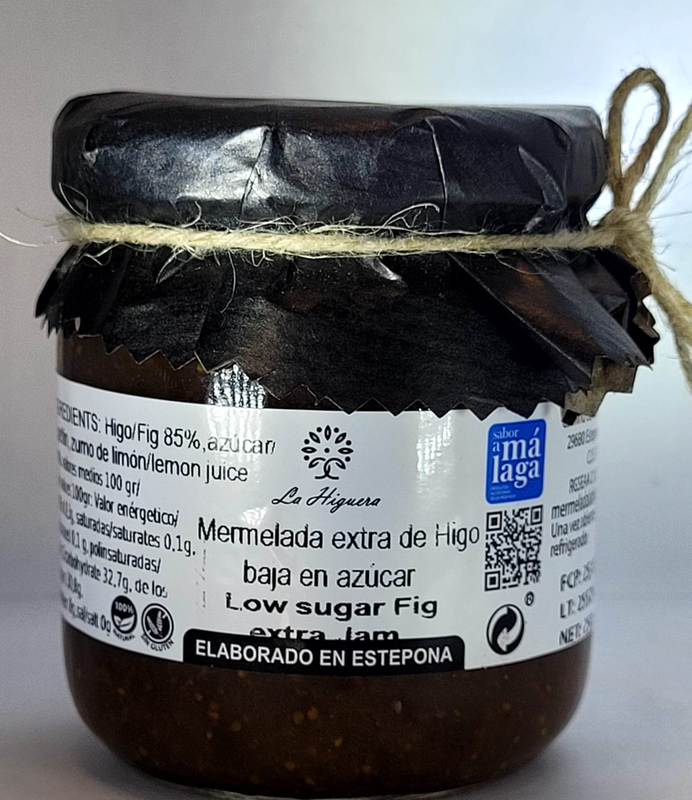 Mermelada higo negro baja en azúcar 250g