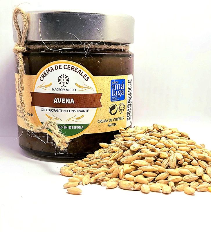 Crema de avena con miel de caña 140g