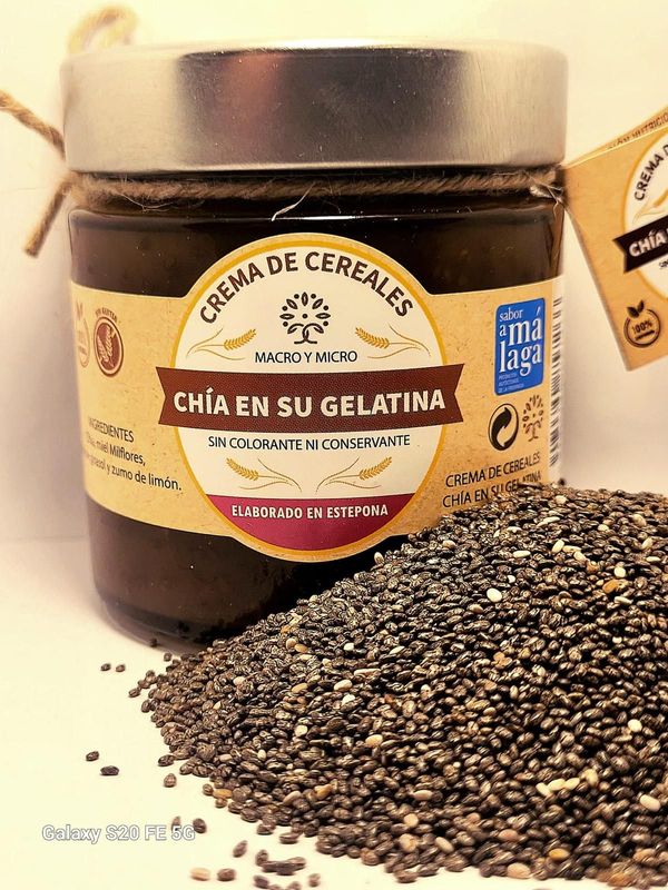 Crema de chía con miel de caña 140g