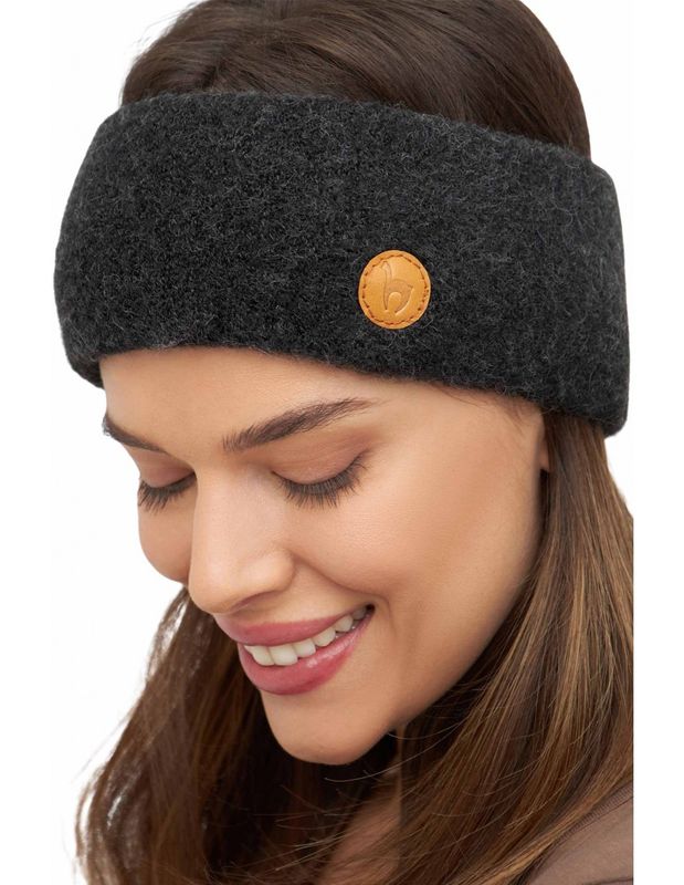 Alpaka Stirnband Stretch 96% Babyalpaka