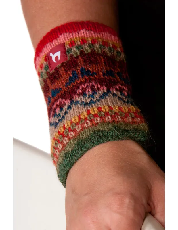 Alpaka Pulswärmer LUNA aus 100% Babyalpaka