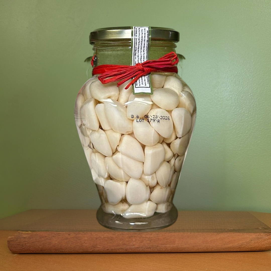 Sweet Pickled Garlic Cloves