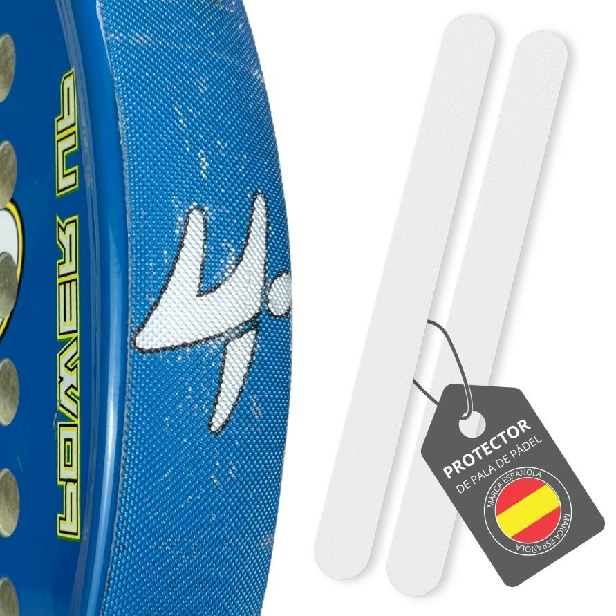 Protector para Pala de Pádel Transparente Rugoso - Cinta Protectora para Pala de Pádel Multigranulada – Protector para Pala de Pádel de Silicona Transparente.