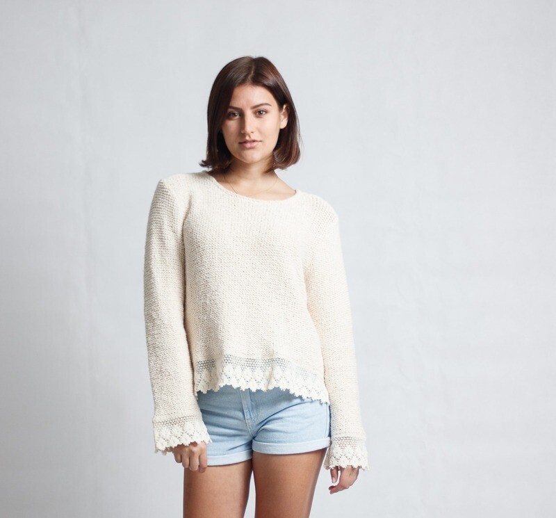 Lace Top Cream