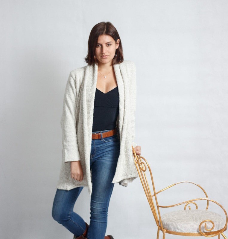 Cotton Lady Coat SGL-Knit Brindle