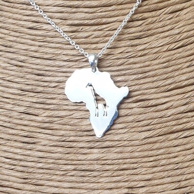 Giraffe Africa pendant and necklace