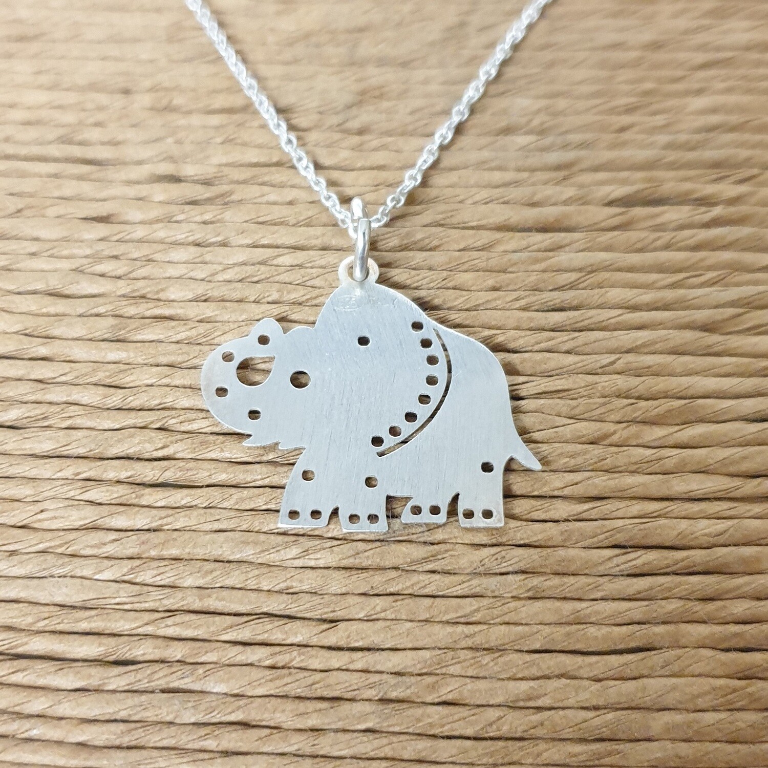 Indian Elephant pendant and necklace