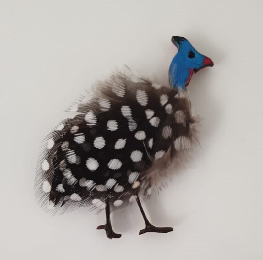 Gina - Guinea fowl fridge magnet