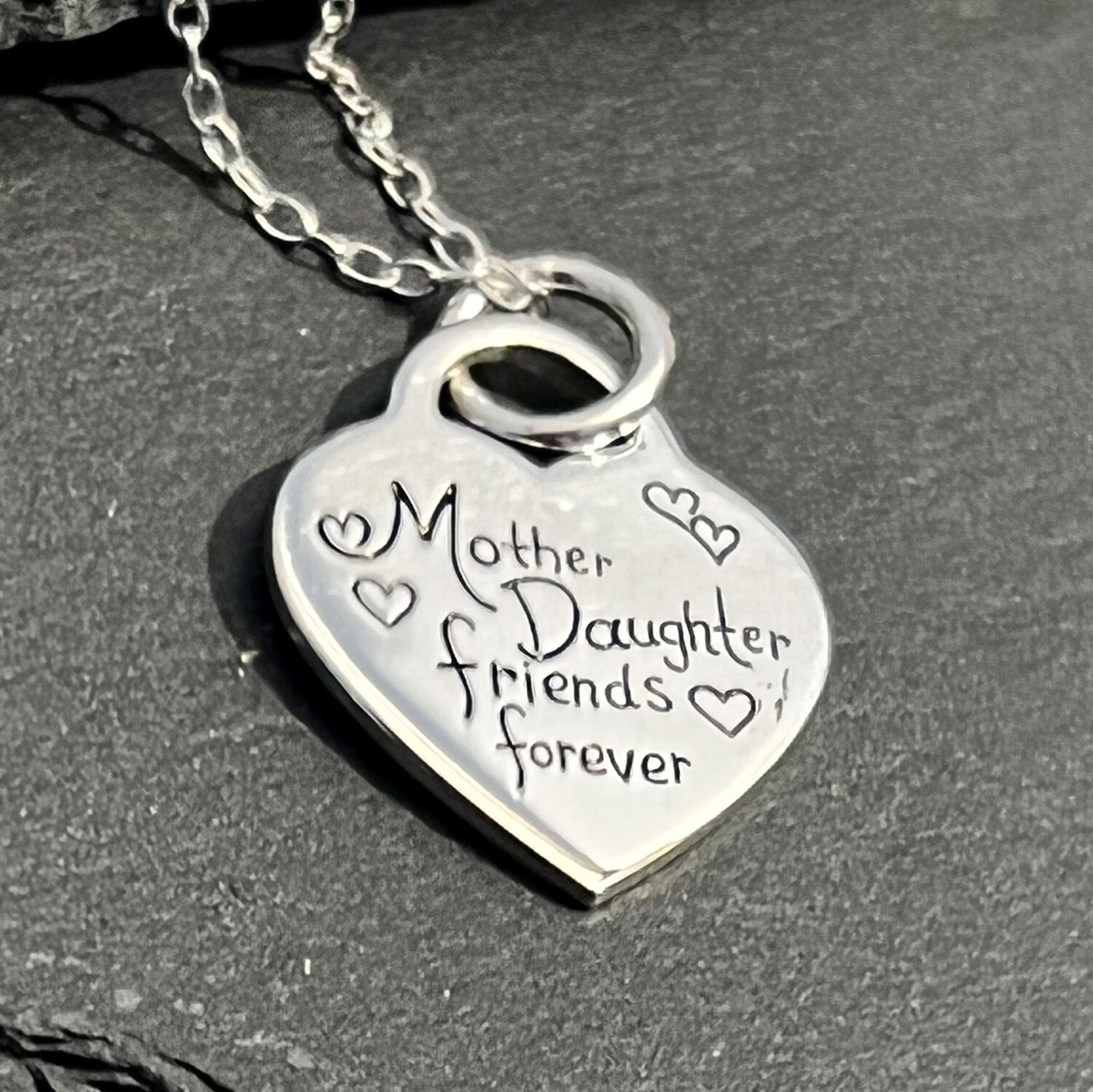 Mother & Daughter pendant and necklace