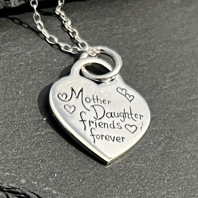 Mother & Daughter pendant and necklace