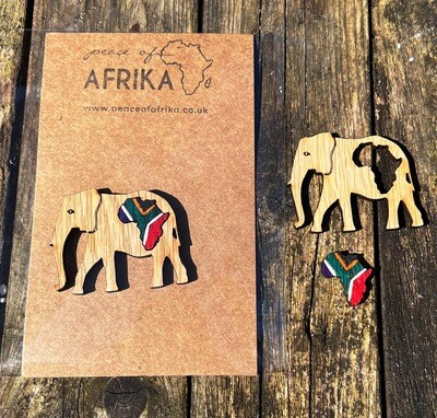 Elephant Africa fridge magnet Saartjie hand painted